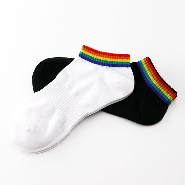 Unisex Rainbow Sock - Ankle - LOOUZ