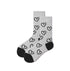 Unisex Simple Heart Socks - Crew - LOOUZ