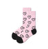 Unisex Simple Heart Socks - Crew - LOOUZ