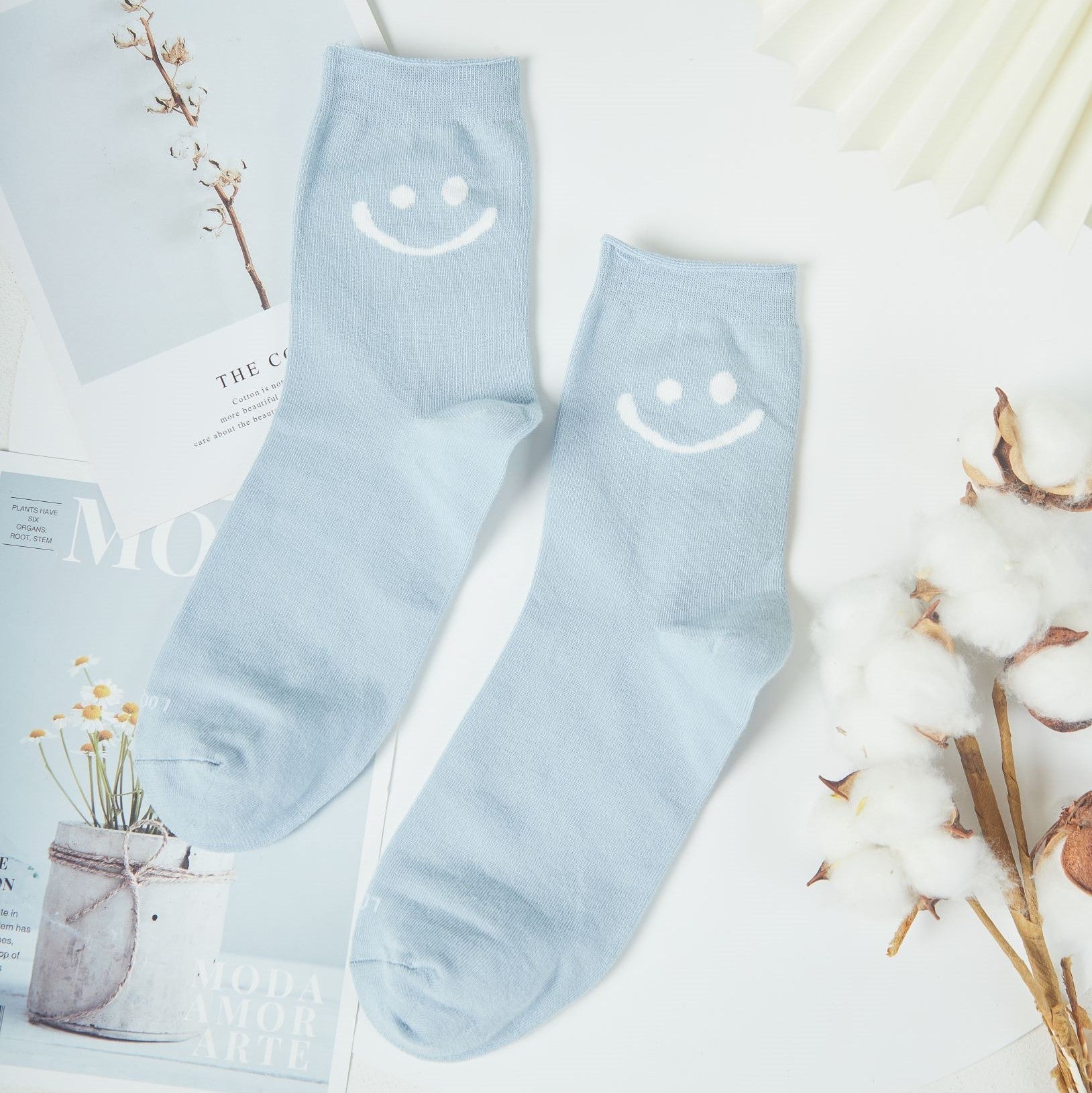 Unisex Smiley Sock Thin Upgraded - LOOUZ