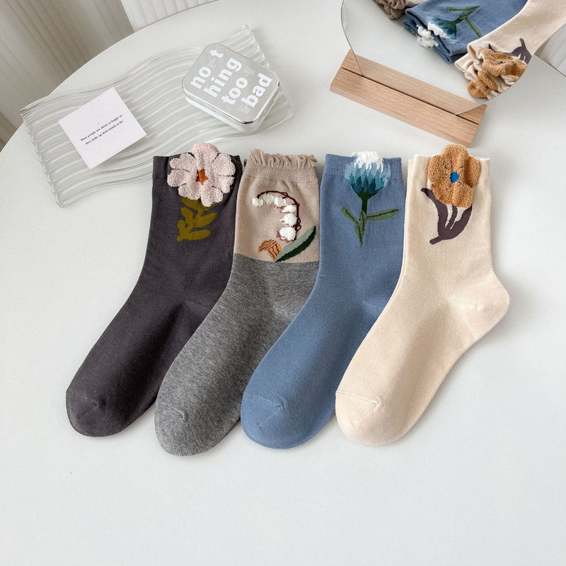Women's Botanical Quartet Socks - LOOUZ