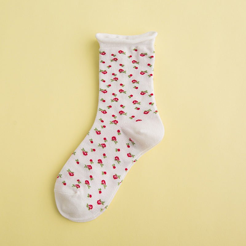 Women's Cherry Blossom Floral Socks - LOOUZ