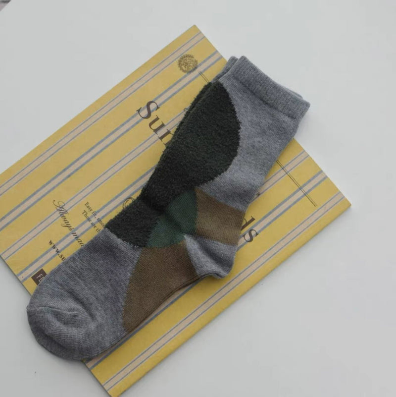 Women's Color Matching Art Socks - LOOUZ