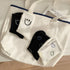 Women's Minimal Smiley Face Socks - LOOUZ