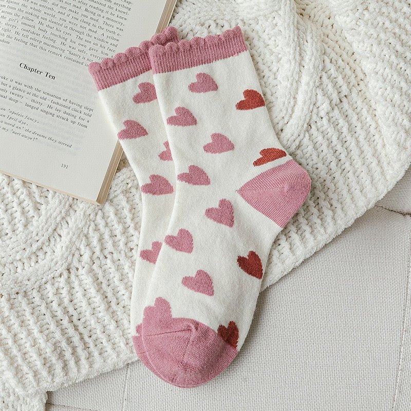 Women's Pink Collection Socks - LOOUZ
