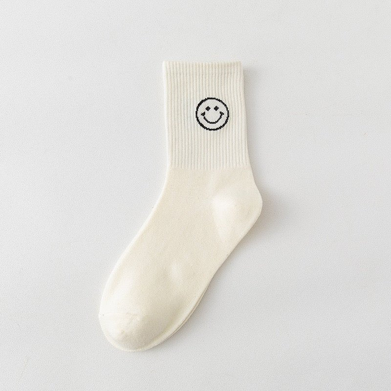 Women's Simple Smiley Sock - LOOUZ