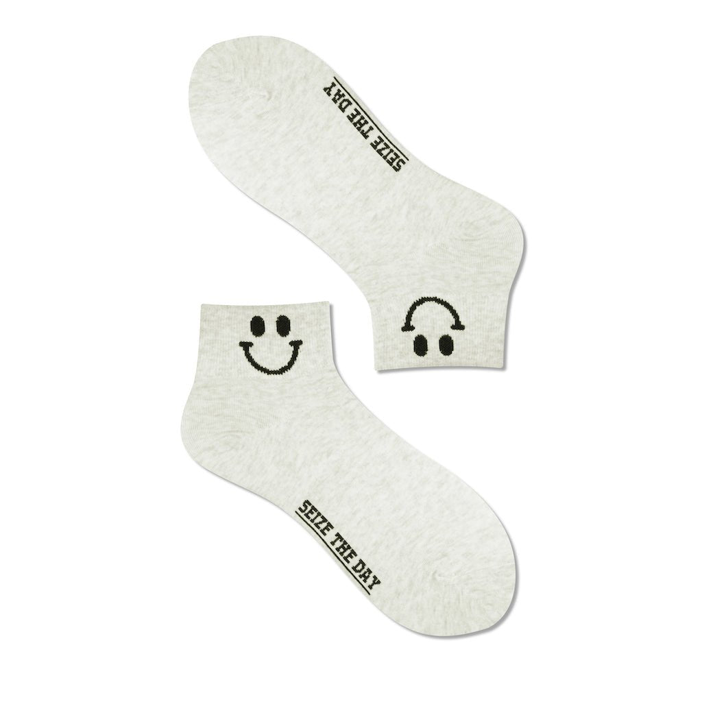 Women's Smiley Beige - Quarter - LOOUZ