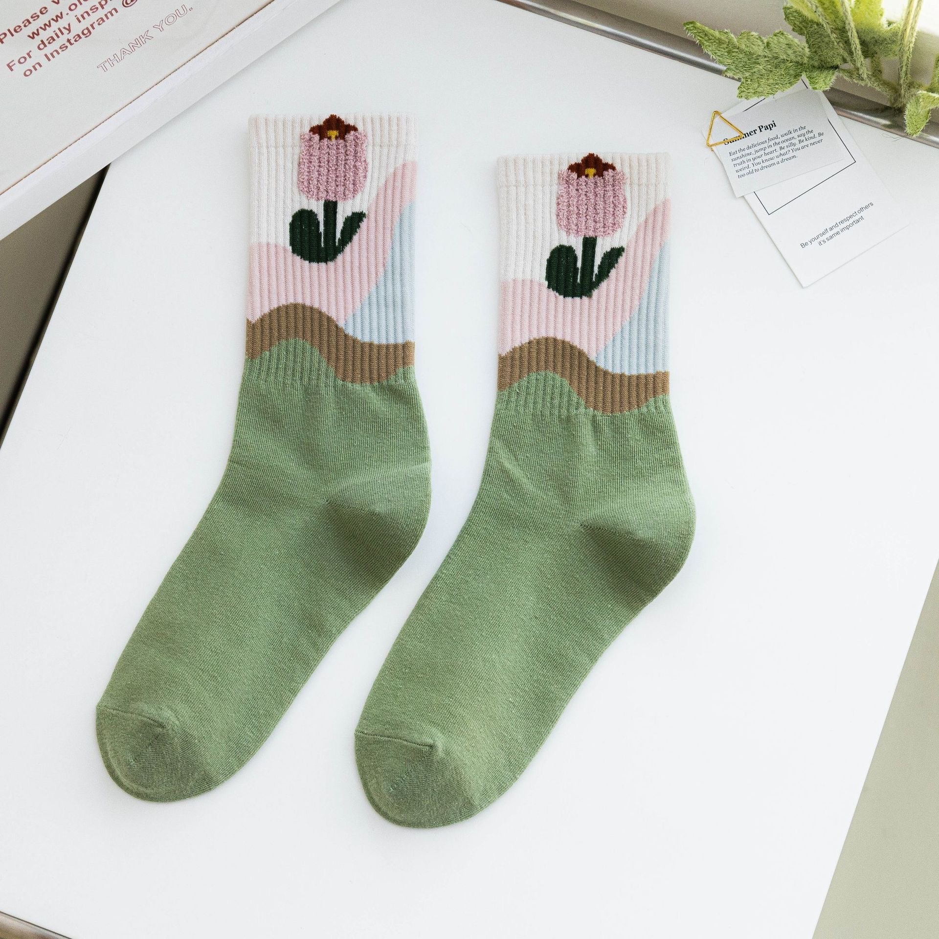 Women's Spring Bloom Trio Socks - LOOUZ