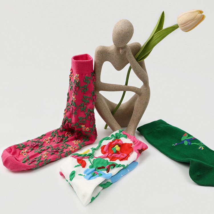 Women's Spring Garden 3-Pair Socks Set - LOOUZ