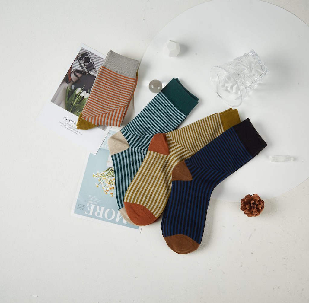 Women's Stripe Collection Socks - LOOUZ
