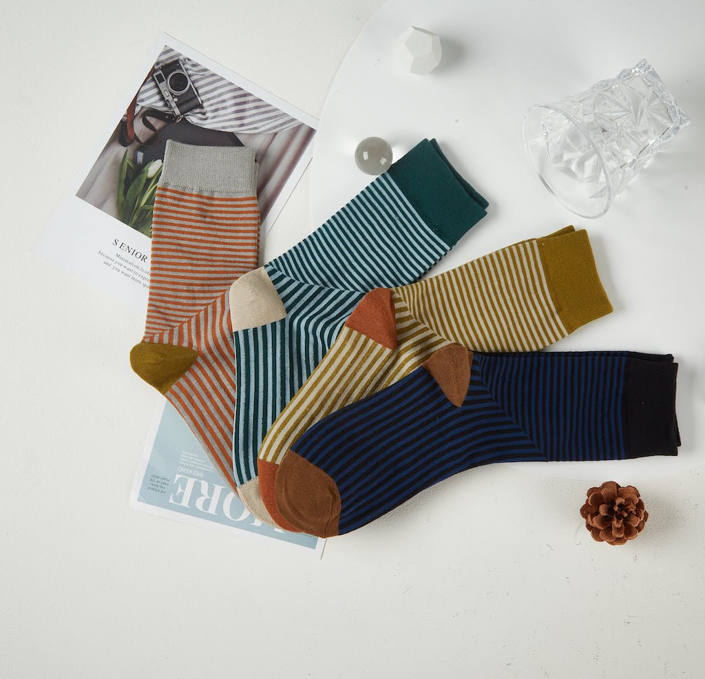 Women's Stripe Collection Socks - LOOUZ