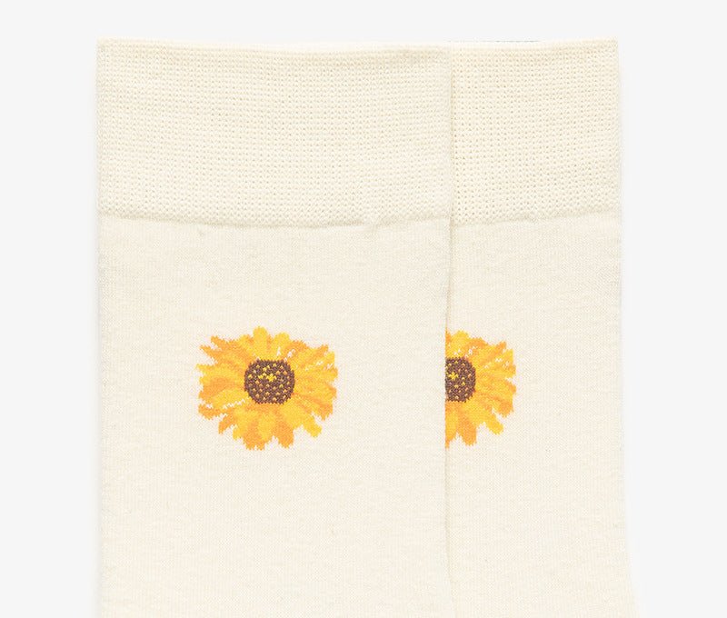Women's Sunflower Crew Socks - LOOUZ