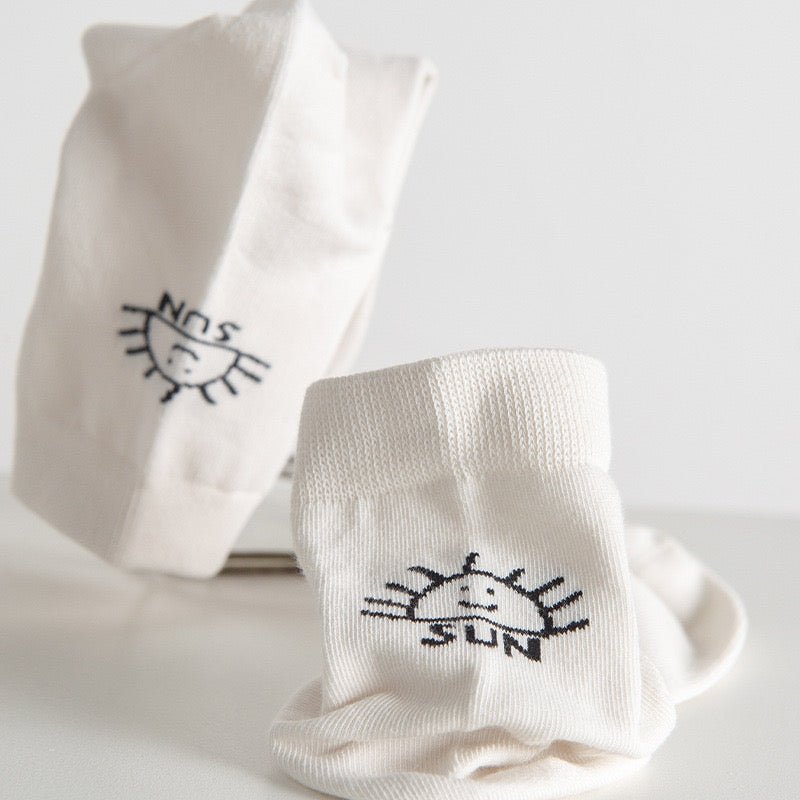 Women's Sunny Day Sock - White - LOOUZ