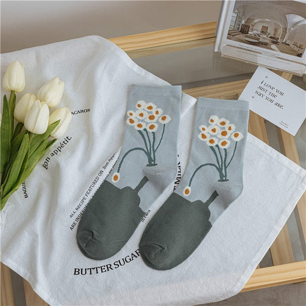 Women's Tulip Bouquet Socks - LOOUZ