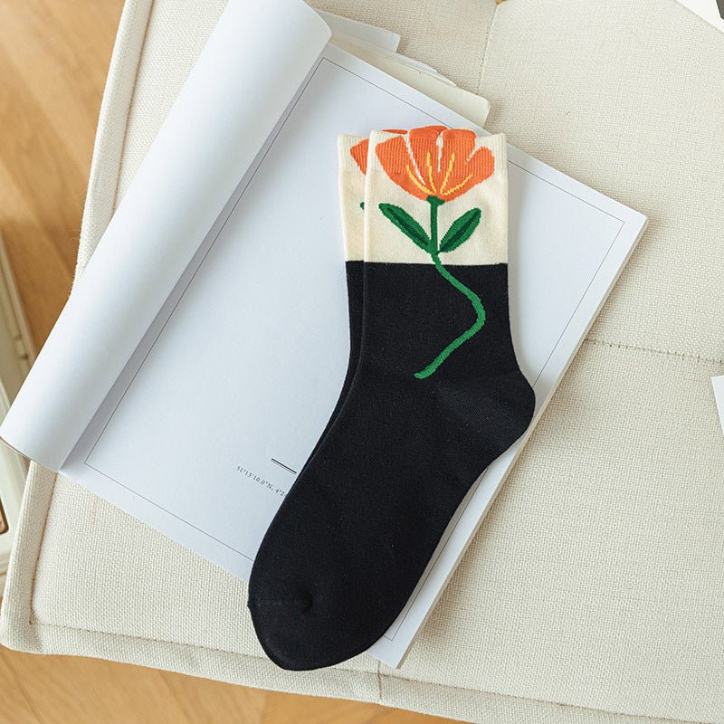 Women's Tulip Socks - Crew - LOOUZ