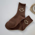 Women's Warm Smiley Face Socks - LOOUZ