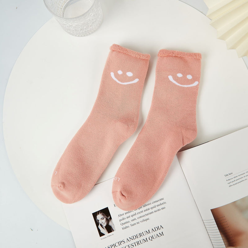 Women's Warm Smiley Face Socks - NEW COLOR - LOOUZ